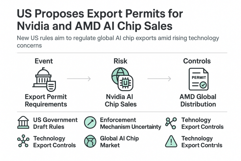 US Considers Requiring Permits for Nvidia, AMD Global AI Chip Sales
